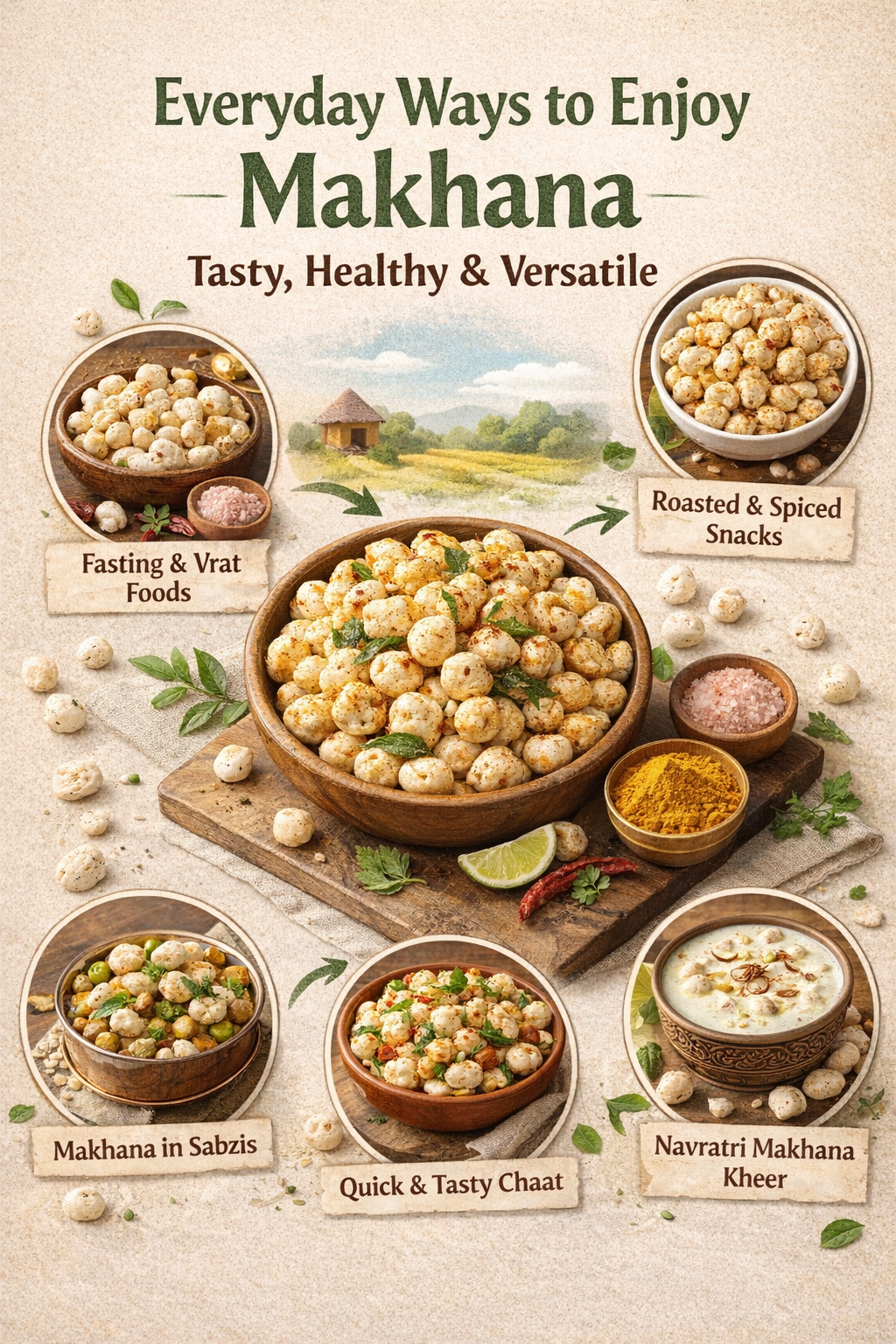 Everyday Ways to Enjoy Makhana – Tasty, Healthy & Versatile